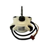 Motor DC Hisense DG13Z1D-05 con eje central y etiqueta de referencia