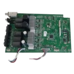 Vista lateral de la Option Code Assembly EBR88920722 con disipadores metálicos y puertos conectores.