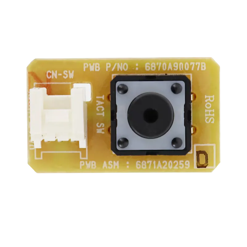 Placa de encendido y display LG 6871A20259D original para aire acondicionado Placa de encendido LG 6871A20259D para aire acondicionado, botón y conector visibles