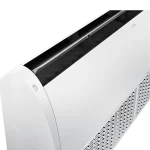 detalle superior del aire acondicionado Samsung 60000 BTU techo Inverter con aletas internas