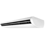 lateral derecho del aire acondicionado Samsung 60000 BTU techo Inverter con aletas abiertas