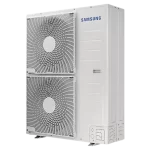 Samsung Unidad Exterior 48000 BTU | Perspectiva Lateral Derecha Unidad condensadora Samsung 48000 BTU Inverter vista diagonal derecha