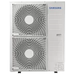 Unidad Exterior Samsung Inverter 48000 BTU | Vista Frontal Unidad exterior Samsung aire acondicionado 48000 BTU doble ventilador