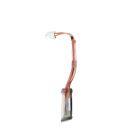 Vista completa del sensor de descongelación para nevera LG, modelo ACM73919208, mostrando el bimetálico y el cableado.