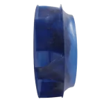 Turbina azul para aire acondicionado Midea 12100103000142 con aspas curvas y diseño circular para alto flujo de aire