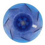 Turbina azul para aire acondicionado Midea 12100103000142 con aspas curvas y diseño circular para alto flujo de aire