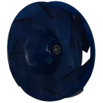 Vista lateral de la turbina Midea 12100103000944 con sistema de aspas helicoidales