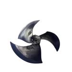 Ventilador axial Midea para condensadora – Detalle lateral Ventilador axial Midea 12100105000821 – Detalle lateral de las aspas