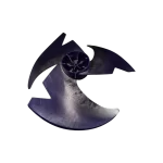 Perfil Lateral del Ventilador Axial Midea 12100105000084 – 3 Aspas Ventilador axial Midea original de 3 aspas visto desde perfil lateral