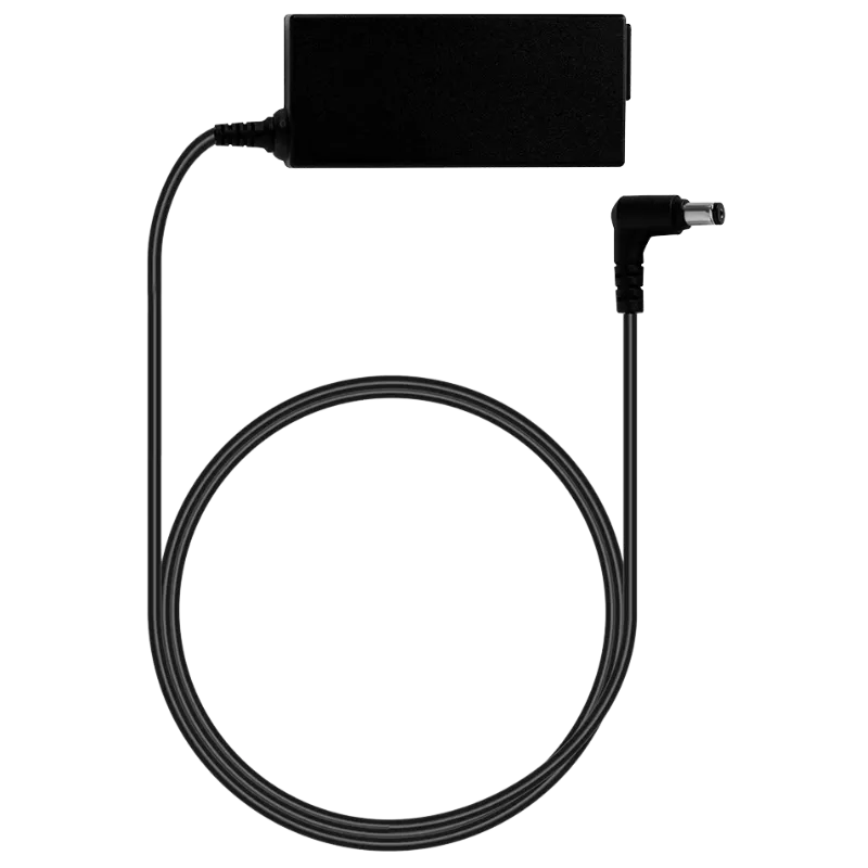 Fuente de poder LG 25V 1.52A con diseño compacto y conector angular Adaptador de corriente LG EAY64290801 con cable y conector de 90 grados