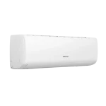 Aire acondicionado Hisense Amatista Inverter Retiq E vista lateral izquierda diseño compacto