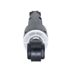 Detalle cercano del extremo trasero del amortiguador LG 383EER3001J