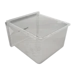 Cajón de congelador LG AJP73894401, toma en ángulo mostrando profundidad y borde superior