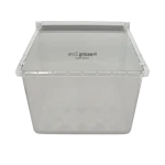 Cajón LG AJP73894401 para Freezing Zone, vista posterior del contenedor transparente