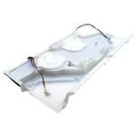 Parte trasera blanca del conjunto AEB76044903 con rutas de cable y puntos de montaje