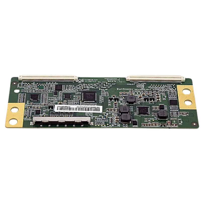 Control de tiempo LG EAT63915101 para TV 43", vista superior con dos conectores FFC y componentes SMD