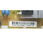 Etiqueta con código de barras y serie en placa EAY64388811 LG