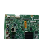 Placa principal EAX64872104 LG 42LN5700-DH detalle superior Main Board LG EAX64872104 detalle superior con conectores y etiquetas de servicio