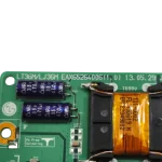 Acercamiento a referencia EAX65264006 en placa LG 42LN5200 Detalle serigrafía EAX65264006 1.0 en PCB de la main board LG