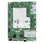 Main board LG EBU66369010 orientación vertical con blindaje y conectores visibles