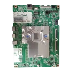 Placa principal LG EBU66369010 vista en ángulo con HDMI, USB y LAN