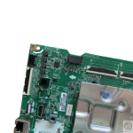 Main board LG EBU66369005 detalle de esquina con RJ45, HDMI y ranuras LVDS