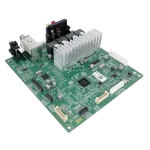 Main Control Board LG XBOOM CJ65 – Vista trasera en ángulo Main Control Board LG XBOOM CJ65, vista en ángulo desde el lado opuesto del disipador.