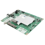 Tarjeta madre LG EBU66309401 en vista angular lateral derecha