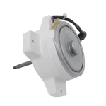 Motor DC Fan Outdoor LG EAU57945708 — vista trasera con tapa metálica y orejas de montaje