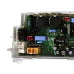 Detalle de capacitores y conexiones en PCB LG EBR72927503 PCB LG EBR72927503 detalle sección capacitores y conectores