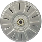 Rotor LG 4413ER1002F para lavadora Direct Drive, vista posterior con ventilación radial y alojamiento estriado