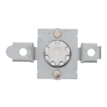 Termostato LG 6931EL3004B, vista posterior de la tapa metálica y puntos de remache