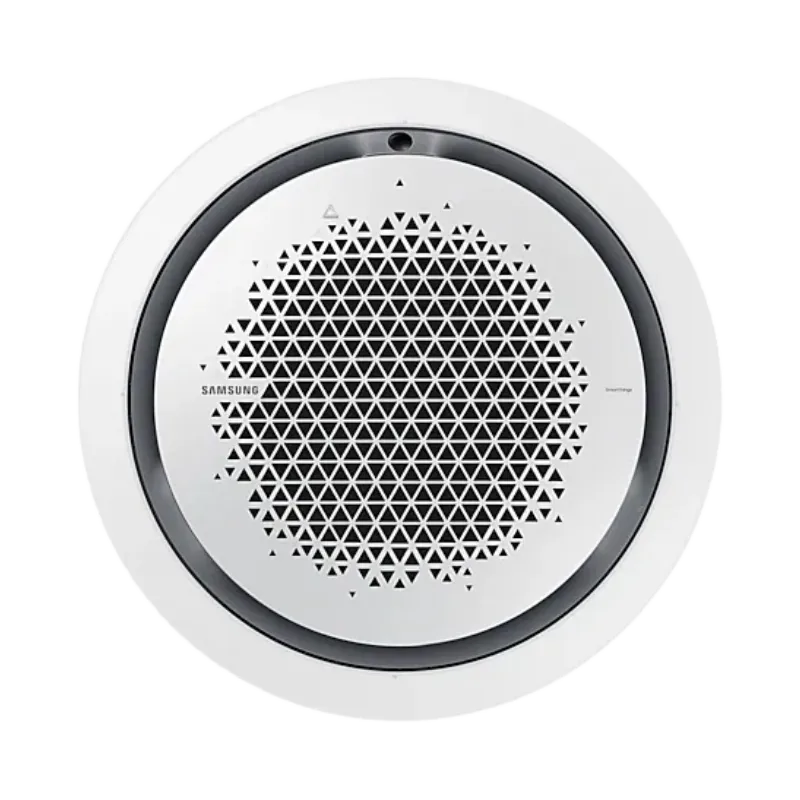 Aire acondicionado cassette redondo Samsung 60000 BTU – Vista frontal Aire acondicionado cassette redondo Samsung 60000 BTU vista frontal diseño circular