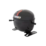 Compresor TCA36811432 LG vista en ángulo mostrando conexiones y base