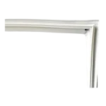 Empaque de puerta original LG ADX73270508. Sello de repuesto gris para puerta de refrigerador, listo para instalar.