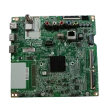 Tarjeta principal EAX67872805 para LG 43UK6200PDA vista superior Main Board LG EAX67872805 superior con puertos HDMI, LAN y AV