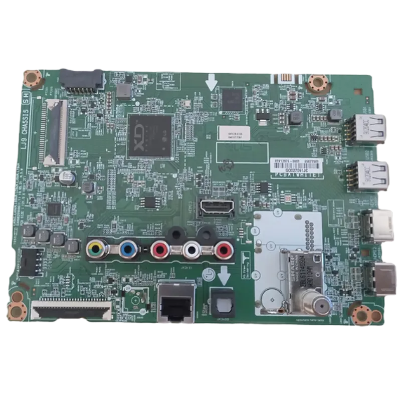 Main Board LG EBU65672501 vista superior con puertos y sintonizador