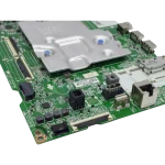 Placa EBU66369025 – vista en perspectiva Main Board LG EBU66369025 vista en perspectiva con RJ45 y conectores LVDS