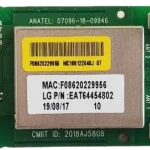 Etiqueta LG P/N EAT64454802 sobre el blindaje RF del módulo LGSBWAC92
