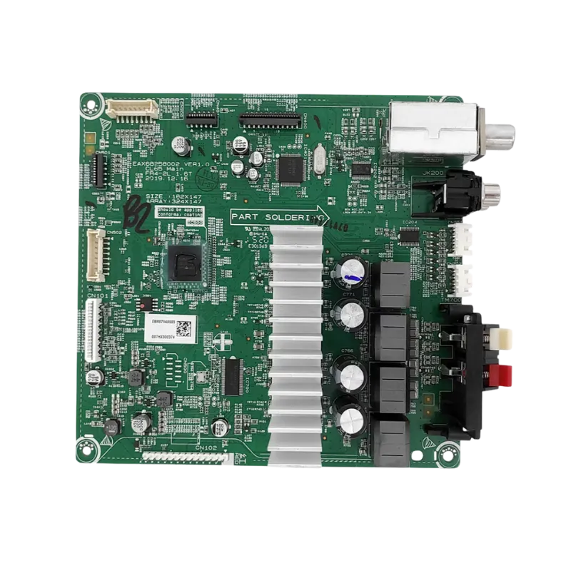 Vista cenital de la tarjeta Main EBR87940003 LG