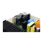 Detalle de condensador Samwha 680 µF 250 V en placa LG