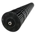 Rodete ADP73513403 con tapa de extremo desmontada.