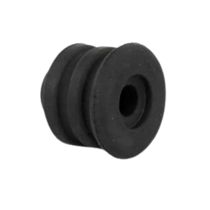 Amortiguador de compresor LG MCQ62508902 vista lateral en goma negra