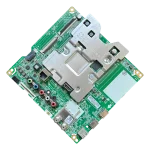 main board LG BPR Total Assembly EBU64981804 vista en ángulo con puertos y módulo RF