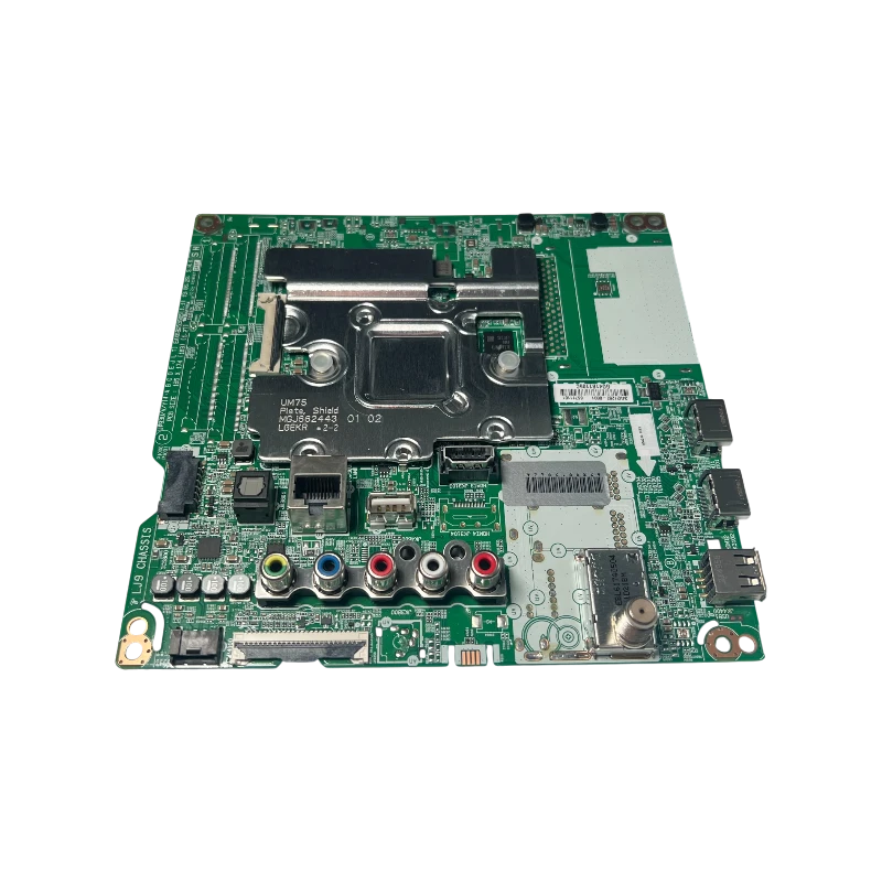 Main Board LG BPR Total Assembly EBU65711101 con blindaje metálico y puertos RCA, HDMI, USB y RJ45