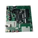 Placa principal LG EBU65711101 vista superior completa con puertos AV, RJ45, HDMI y USB