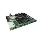 Tarjeta principal LG EBU66103911 con shield negro y bloque de puertos posteriores