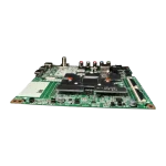 Main Board LG EBU66103911 vista frontal baja con shield y ranuras LVDS dobles