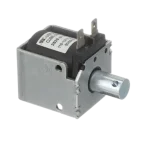 Solenoide DA74-40151G Samsung – vista en ángulo con eje perforado y terminales