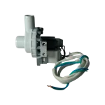 DC81-00695A vista lateral izquierda, voluta y motor con soporte metálico y arnés mallado